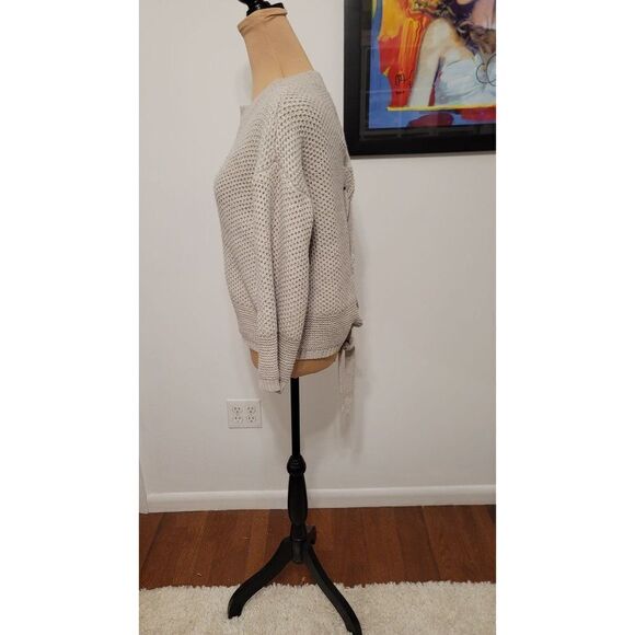Elodie Stitch Back Crop Sweater X-Small - Picture 2 of 6